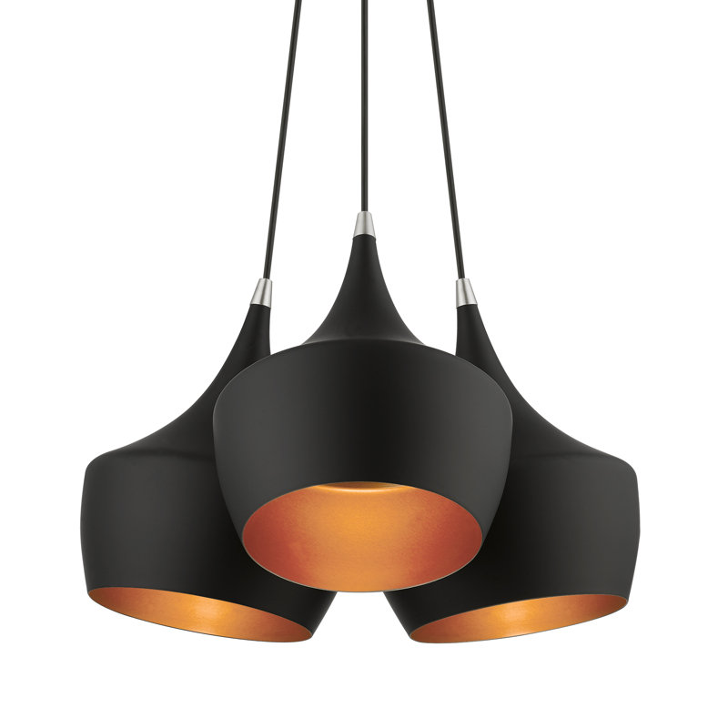 Charae Pendant, Black, 4