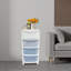 4 Drawer Storage Drawer with Wheels-1239843334