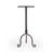 Cahill 12 in. W Metal Pedestal Base Side Table, Bronze