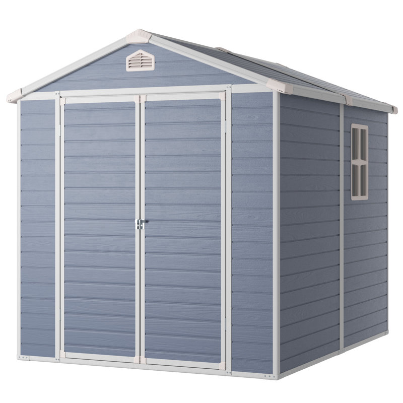 6'x8' Resin Outdoor Storage Shed