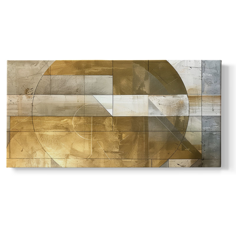 Abstract Series 1 #LXXV-Gallery Wrapped Canvas, 16" H x 32" W