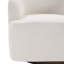 Fauteuil demi-tonneau pivotant en tissu 29 po-1669725394