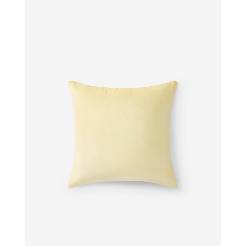 Square Pillow Cover & Insert, Off White Tiger
