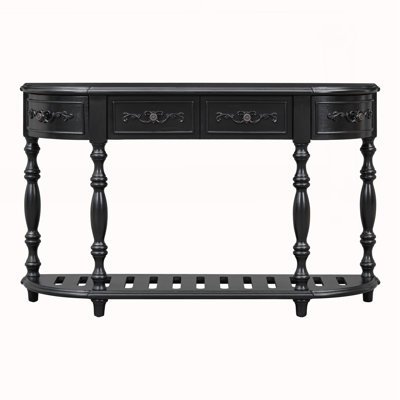 52''Modern and Contemporary Curved Console Table