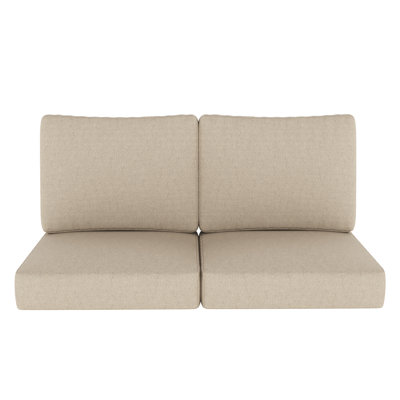 Sunbrella Outdoor Loveseat Seat / Back Cushion by Birch Lane