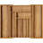 Double layer Bamboo Kitchen Drawer Organizer,Silverware & Cutlery Tray,With Slidable