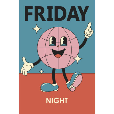 Friday Night  Wrapped Canvas Graphic Art