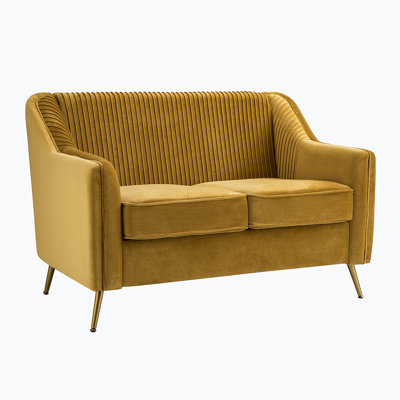 Fabric 32.27 in. Reception Loveseat
