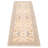 One-of-a-Kind 2'6" X 8'3" New Age Runner Wool Area Rug in Ivory