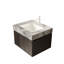 Meuble-lavabo flottant et lavabo, rangement de salle de bain moderne en contreplaqué 24 po