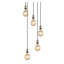 Luminaire suspendu pour grappe 5 lumières Pinnix-126397111