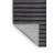 Machine Washable Horizontal Stripes Gray Area Rug-1353166451