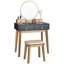 Subra Dressing Table with Mirror