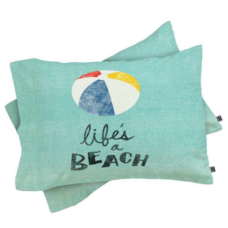 Nick Nelson Lifes A Beach Pillowcase, King