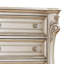 Commode 5 tiroirs Mitcheldean en ivoire doré