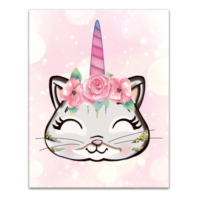 Art sur toile pretty caticorn Benavides