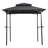 8X5ft Grill Gazebo Replacement Cover - Double Tiered Bbq Tent Roof Top Protected , Water-Repellent, Gray For Festival Backyard