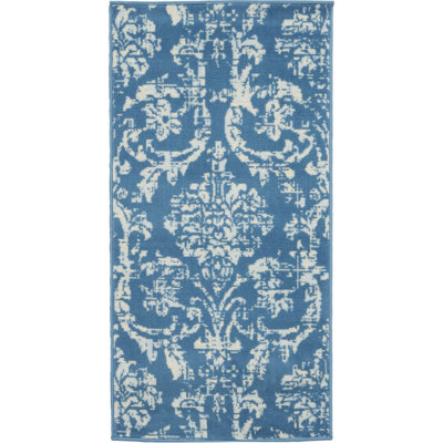 Tapis bleu Sheron