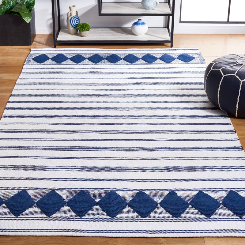 Tapis en coton tissé à plat Breckenridge, Rectangle 6 pi x 9 pi