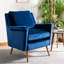 Fauteuil large en velours 28,74 po-1120701217