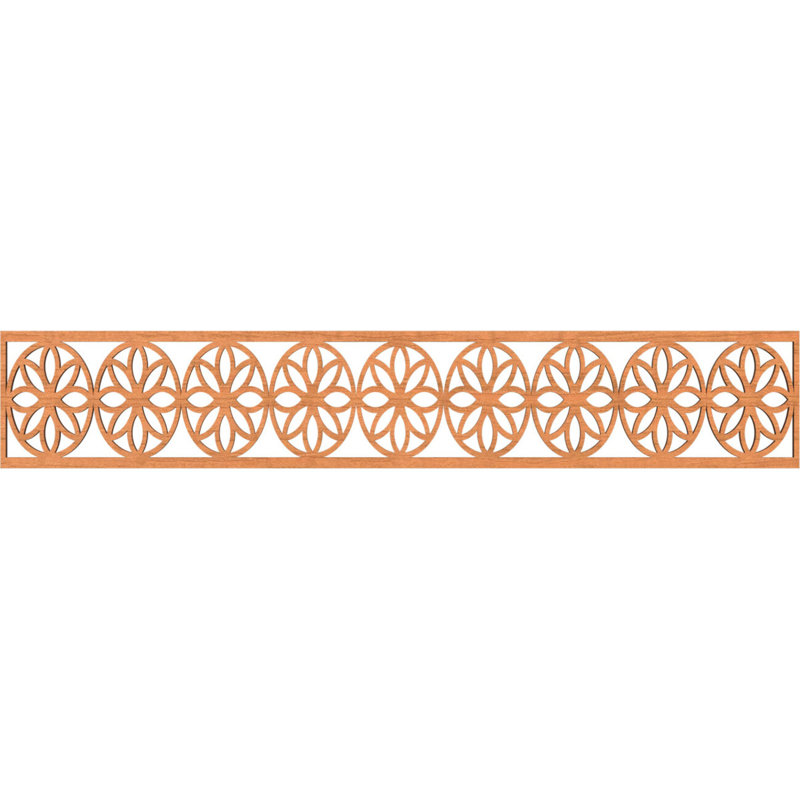 Moulure Blume, Cerisier, H 8 po x l 46,625 po x P 0,25 po