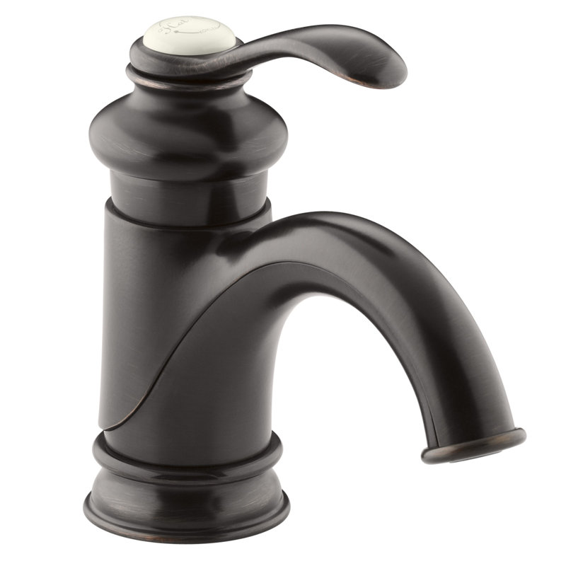 Robinet pour salle de bain Fairfax, Bronze frotté à l'huile, Applique incluse : Non