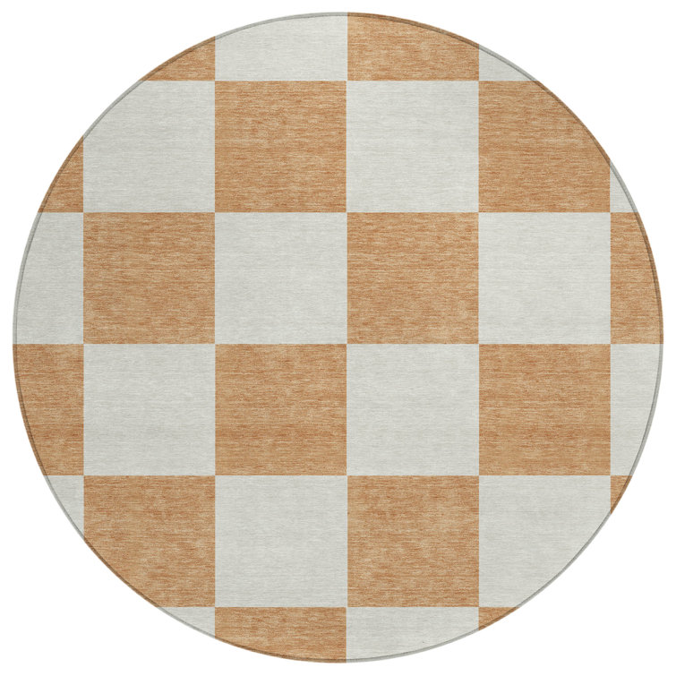 Machine Washable Indoor/Outdoor Braegger ACN2345 Geometric Rug