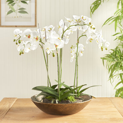 Fulkerson 17" W Round Metal Decorative Bowl
