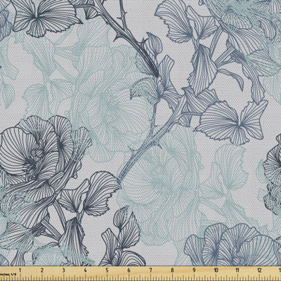 Cherrish Roses Leaves Multi-purpose Fabric