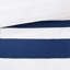 Ensemble d'édredon et de courtepointe luxueux 8 pièces, bleu marine / très grand californien, microfibre douce, conception de bordure élégante, utilisation toute l'année-122460627-122460630