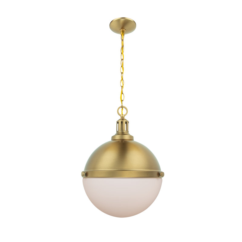 Luminaire suspendu simple Globe, Or