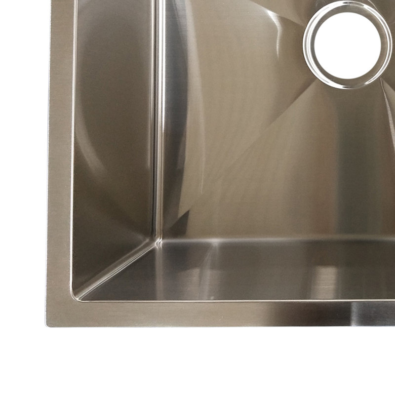 23'' L Undermount Single Bowl Stainless Steel Kitchen Sink