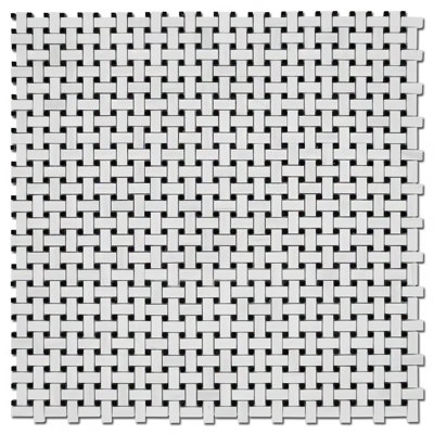 Tissage de panier avec pois polis