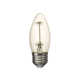 Visual Comfort & Co. LED Torpedo shape 5W 3000K Warm White E-26 Medium base Clear Edison Style light bulb