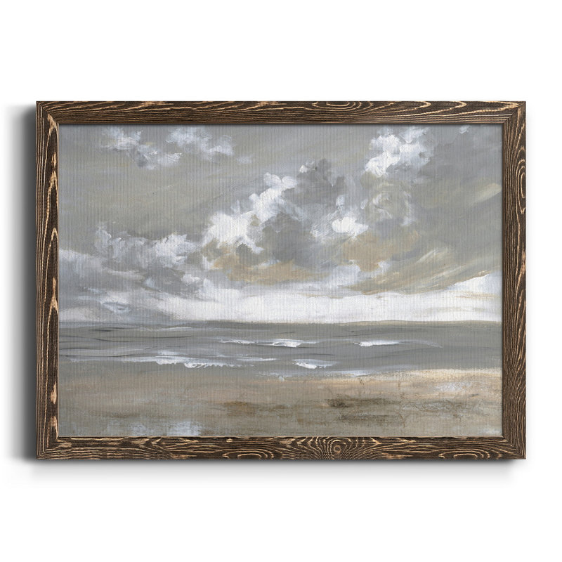 Windswept - Peinture sur toile encadrée, Toile avec cadre en noyer, H 24 po x l 18 po x P 1,5 po