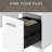 Magomed 3 Piece Computer Desk Office Set-1431211876