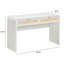 Console en rotin blanc Patty-2067681418