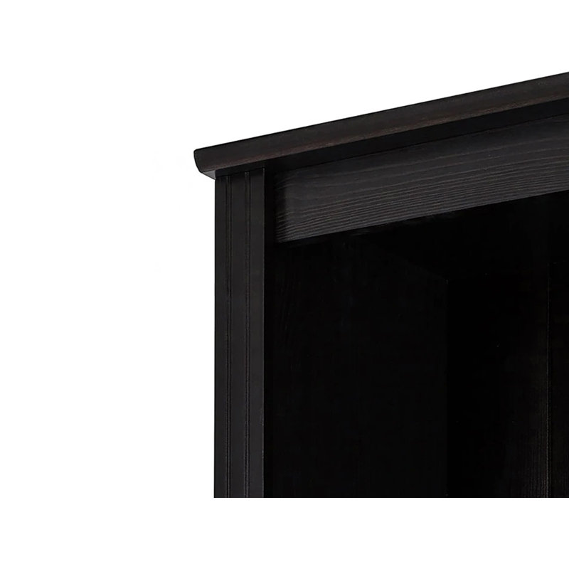 Demauria 223cm H x 222cm W Bookcase, Brown