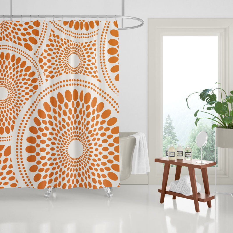 Rideau de douche Pierson, Orange