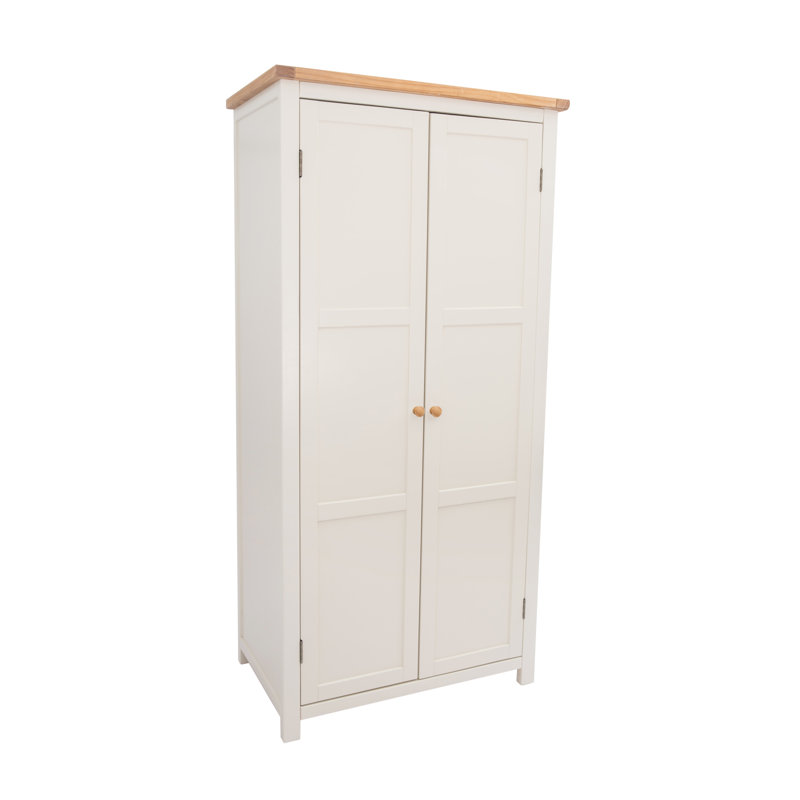 Pompey 2 Door Wardrobe, Off-White