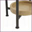 Beaumont Oval Coffee Table with White MDF Top &amp; Black Metal Legs, Space-Saving Shelf &amp; Easy Assembly