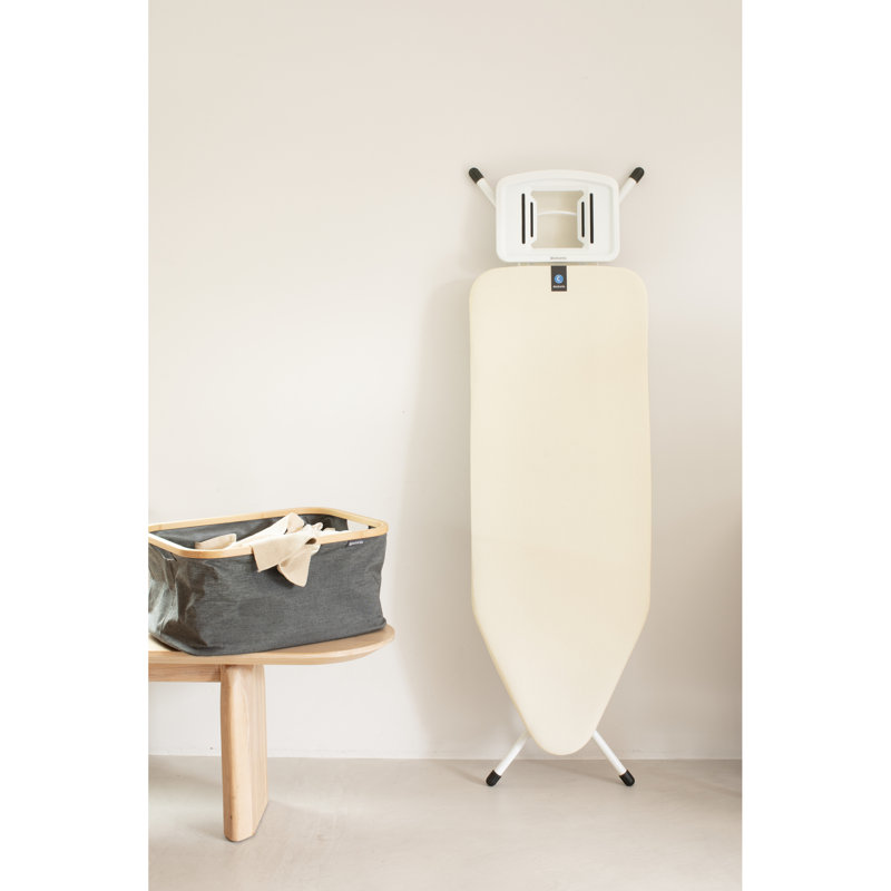 Brabantia Size C Ironing Board With Solid Steam Iron Rest, Beige