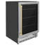 ZLINE 24" Monument Autograph Edition 154 Can Beverage Fridge in Stainless Steel-1023648628