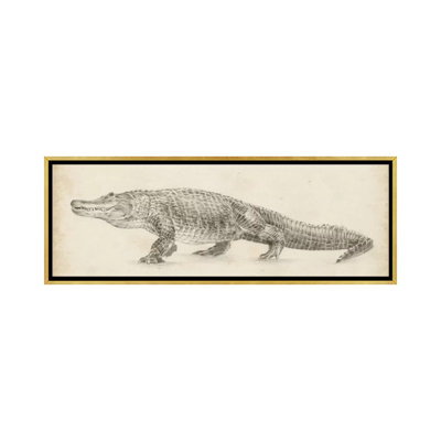 Reproduction d’art sur toile « alligator sketch » par Ethan Harper