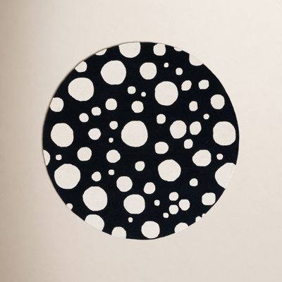 Kavika Black Ivory Hand-Woven Rug