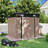 7.5 Ft. W X 6.1 Ft. D Metal Storage Shed