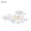 Lit plateforme en bois avec tête de lit-545226433-545226435