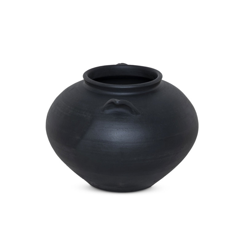 Civita Vase, Aged Black