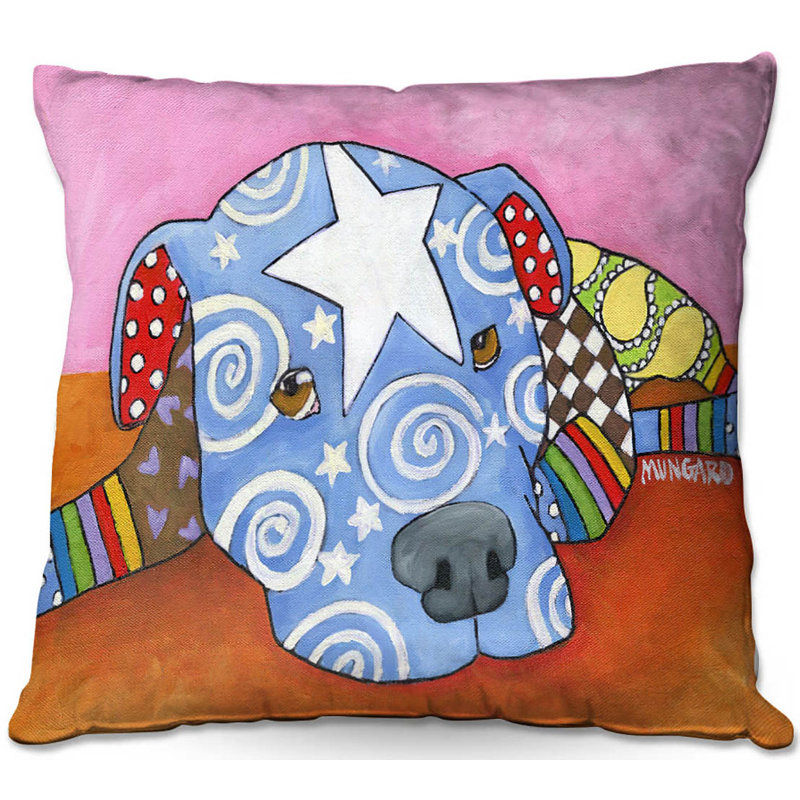  Coussin Couch Sad Pitbull, 16 po x 1 po