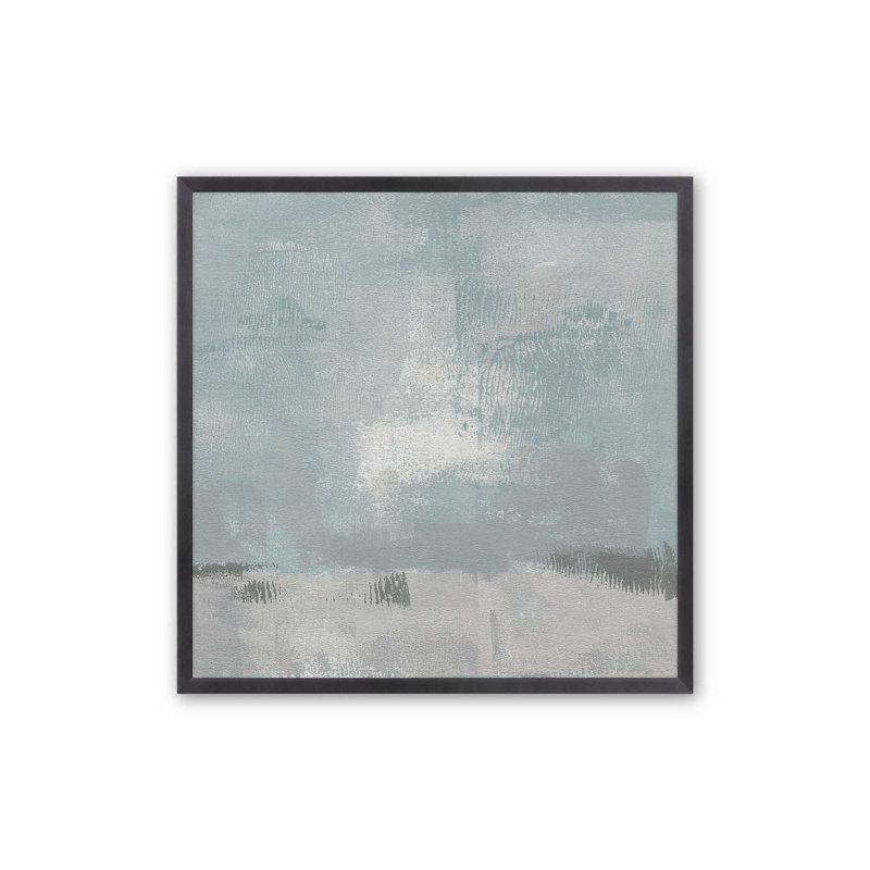Impressions of Stillness II, H 13,75 po x l 13,75 po, Encadrement ouvert, zinc vieilli